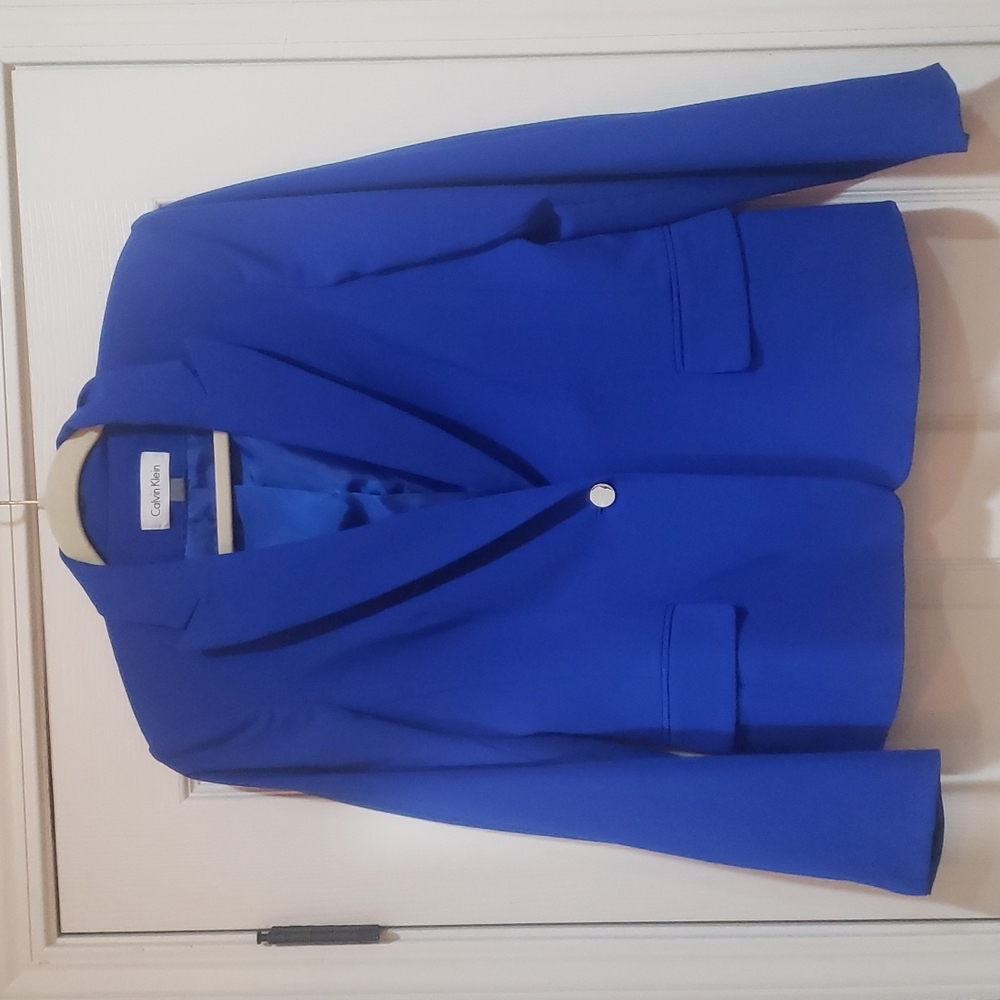 Royal Blue Calvin Klein blazer